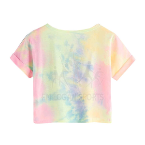 Camisetas manga corta para informales de mujer, ropa femenina, Top corto a la moda - Product Image 6