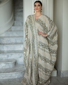 Vestido abaya africano de alta calidad para mujer, caftán de lujo, cristal brillante, talla grande, ropa turca islámica, moda de Dubái - Product Image 3