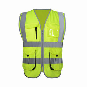 2025 High Visibility Construction Safety <b>Vest</b> Polyester Baggy Apparel with Water-Proof Reflective Jacket Custom Logo <b>Support</b> - Product Image 6