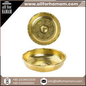 Cuenco para verter agua de hammam de latón de diseño oriental tradicional, el mejor fabricante, proveedor indio para accesorios de baño - Product Image 5
