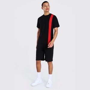 Nouvelle Collection 2026 : Ensemble Short et T-shirt avec Dernières Couleurs Imprimées, Rayures et Logo Personnalisé - Product Image 1