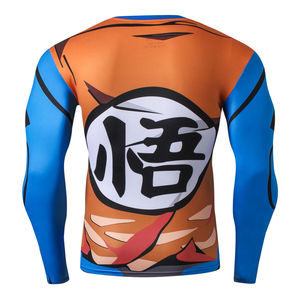 Camiseta deportiva de superhéroe de secado rápido, camiseta de compresión para gimnasio con diseños de sublimación 3D, grupo deportivo rashguards, superventas - Product Image 3
