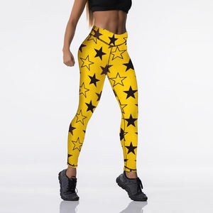 Nouveau Style de Legging imprimé étoiles pour femmes, pantalon élastique, Tie Dye, haute qualité, vente en gros - Product Image 4