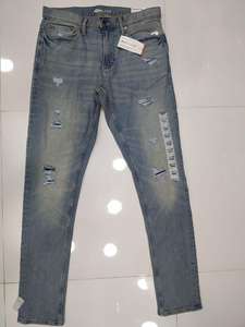 Apparels Original Branded Labels Men's Denim Cotton Zipper Fly Stretch Slim Fit <b>Work</b> Solid Lightweight <b>Jeans</b> Overalls Bangladesh - Product Image 3