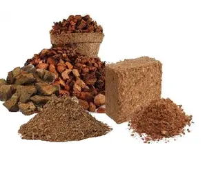 cáscara de coco para el cultivo de plantas Suppliers-Bloques de chips de cáscara orgánica de buena calidad, 5kg, bloque de turba para plantar, Peat de coco ecológico, venta al por mayor