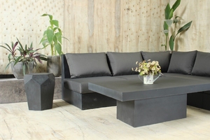 <b>Outdoor</b> Custom Concrete and Wood Furniture Dining Coffee <b>Table</b> Made in Vietnam - Product Image 2