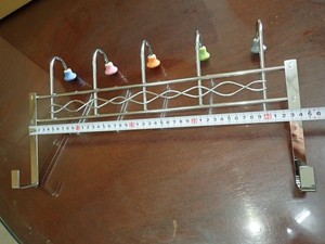 Steel <b>Hooks</b> <b>Over</b> <b>the</b> Corner <b>Door</b> 5 Balls Flat Chrome <b>Door</b> Hanging <b>Hook</b> Clothes Rack Modern Living Room Accessories - Product Image 5