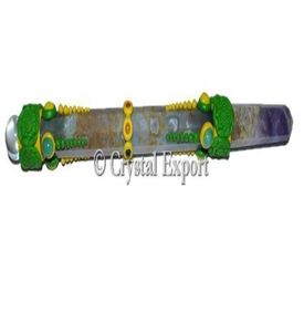 รับ Wands บำบัดแฟนซีแบบออนไลน์: ไม้กายสิทธิ์ทิเบตอาเกตแฟนซีสำหรับขาย - Product Image 1