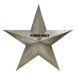 Étoile rustique en métal faite à la main de qualité supérieure Étoile design classique élégante étoile en métal fantaisie en gros - Product Image 5