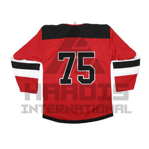 Nouveau maillot de Hockey sur glace uni populaire, meilleure qualité, nouveau Design, maillot de Hockey sur glace pour jeunes, sur mesure - Product Image 3