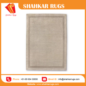 Premium Quality Outdoor Door Decoration Rug New Design Hand Knotted Abstract Pattern <b>Wool</b>/Rubber/PP Material Antimicrobial - Product Image 6