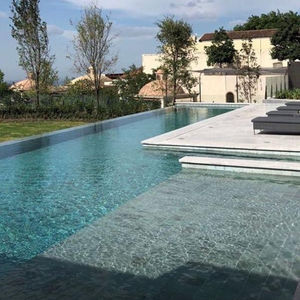 Azulejos de piedra verde Pedra Hijau Sukabumi de calidad superior para suelo de piscina Exterior Similar a Piedra Bali Elegantes bordes - Product Image 1