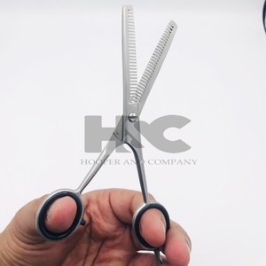 Tijeras profesionales, tijera de peluquería de peluquero japonés, tijera de adelgazamiento negra de 6 "de alta calidad con punta de hoja afilada para salón - Product Image 3