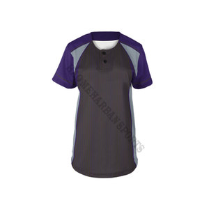 100% poliéster camiseta de béisbol sublimado personalizado camiseta de béisbol - Product Image 3