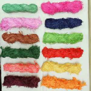 ที่กำหนดเองทำผ้าฝ้ายริบบิ้น Frizz ในสีสดใสเหมาะสำหรับเส้นด้ายและร้านค้าเส้นใยริบบิ้นของเราสามารถกำหนดเองย้อม - Product Image 5