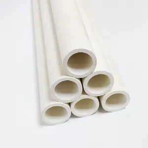 C 610 Aluminous Porcelain / Pythagoras Ceramic Tubes for Kiln Furnace