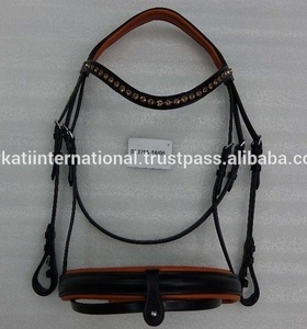Brida de caballo de cuero inglés duradero Productos Premium para caballos - Product Image 2