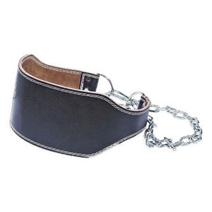 High Quality Wholesale 4 Inch Leather Dipping Belt Custom Weightlifting Pull up Dip Belt With <b>Heavy</b> <b>Duty</b> 36'' <b>Chain</b> (One Size) - Product Image 3