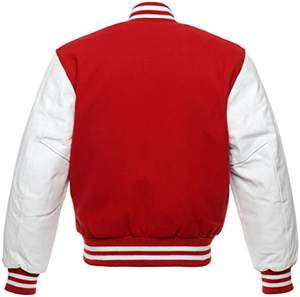 Streetwear veste universitaire Letterman de baseball personnalisée avec des patchs de logo personnalisé quantité minimale de commande bas, veste universitaire pour hommes - Product Image 5