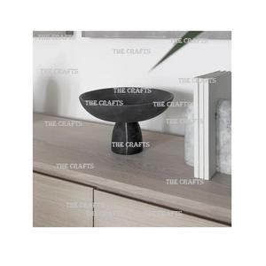 Bol de service en marbre de couleur verte au design admirable, de forme ronde, qualité exclusive, bol à nourriture en marbre à vendre - Product Image 3