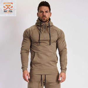 Venta al por mayor trajes de sudor de la Sudadera con capucha de Deportes de ocio personalizada de alta calidad de algodón Terry francés gran tamaño sudadera StreetWear - Product Image 1