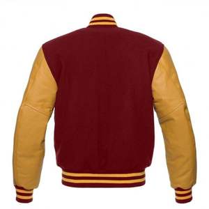 Custom Bomber Down Letterman วิทยาลัยเบสบอลแจ็คเก็ตสำหรับผู้ชาย - Product Image 5
