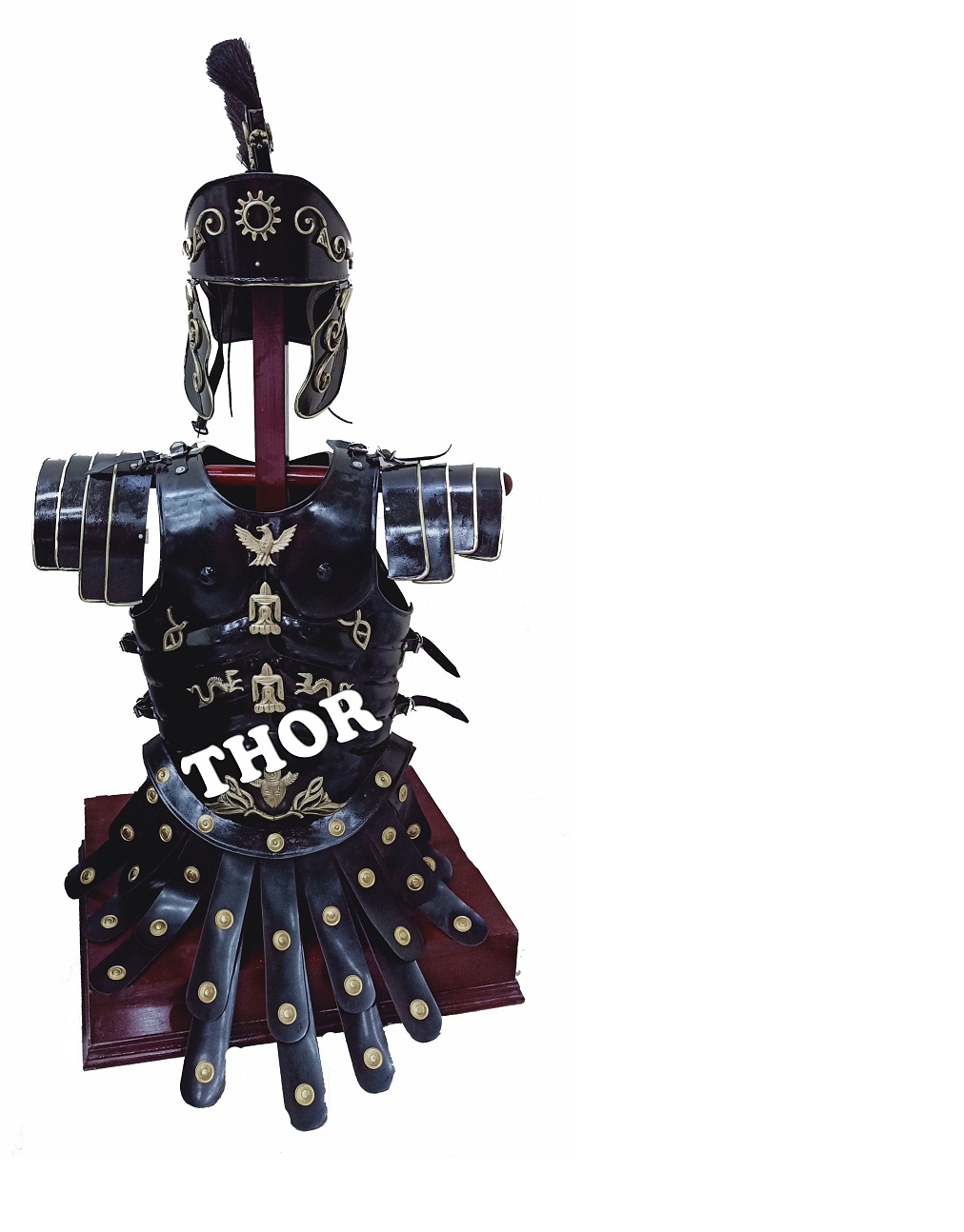 中世のローマのヘルメットレザーアーマーマッスルレザージャケット
