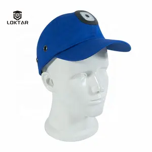 New Product Safety Hard Hat In Safety Helmet With Led Lights Industrial Baseball Bump cap