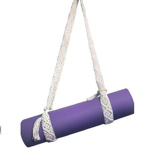 Marame Sports Crochet Carrying Bags Thick <b>Yoga</b> <b>Mat</b> Holder with PU & Rubber Custom Logo for Gym Fitness & Outdoors - Product Image 2