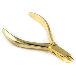 Cortacutículas de Precisión Plasma Gold, de Acero Inoxidable Premium Sostenible, con Agarre Cómodo para un Cuidado de Uñas Perfecto - Product Image 1