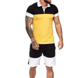 Vestido personalizado de playa para hombre, camiseta, traje para trotar, conjunto corto de dos piezas - Product Image 5