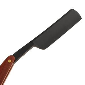 Beauty <b>Care</b> Men's Hair <b>Beard</b> Shaving Tool Stainless Steel Barber Folding Straight Razor With Wooden Handle CE - Product Image 4