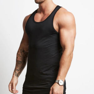 Débardeur en coton personnalisé pour homme, gilet de Gym, Fitness, Singlet, musculation musculaire - Product Image 4