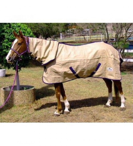 Alfombras de caballo de verano de algodón 100%, fabricante impermeable de India, buenas características para estilos equinos en lana y lona - Product Image 2