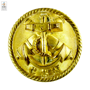 OEM Wholesale Customized Antique Brass 2-Hole <b>Buttons</b> Gold Alloy Shank Style Eco-Friendly Plating Uniform Jacket Coat Tunic - Product Image 5