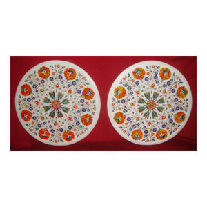 Different Stone Inlay Design Marble Coffee Table Tops For Home Decor - Product Image 1