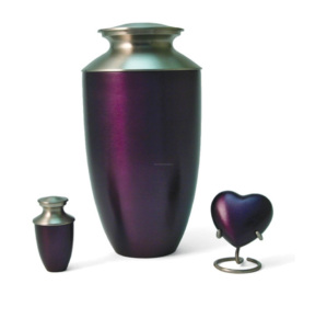 Juego de urnas de cremación de latón más vendidas al por mayor con acabado dorado Juego de urnas funerarias anheladas a mano indias hechas en India - Product Image 4