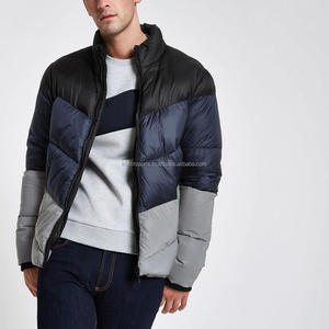 OEM personalizado 100% nailon hombres ganso abajo acolchado burbuja Puffer pato abajo ganso abajo chaqueta para hombres - Product Image 2