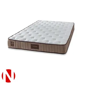 舒适25厘米多弹簧双面床垫由NIRON床家用家具160 * 200厘米/所有尺寸尺寸T/T 30/70现代白色