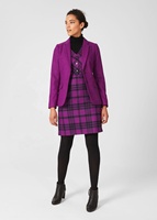 Cp Sports Vêtements pour femmes de haute qualité Manteau en laine à col rabattu de couleur unie en longueur moyenne Livraison dans le monde entier