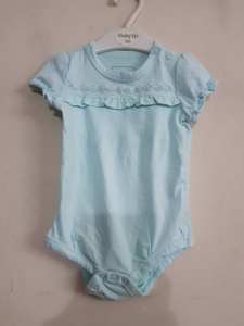 Tenues de combishort en coton sans manches réglables avec étiquettes de marque du Bangladesh pour filles enfants de 0 à 18 mois barboteuses avec short tricoté - Product Image 5