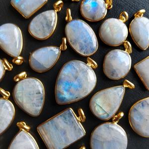 Wire Wrapped Crystal Pendant rainbow <b>Moonstone</b> <b>Bracelet</b> Red Stone Pendant Gemstone Keychain rainbow <b>Moonstone</b> Acorn Pendant - Product Image 4