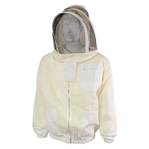 Chaqueta de mono ventilada de apicultura profesional Uniforme de poliéster de talla grande para apicultores - Product Image 6