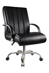 Chaise de patron de luxe, mobilier Commercial ergonomique en métal, réglable en cuir, confortable, fabriquée en turquie - Product Image 4