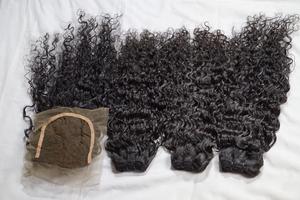 JAE Punjab Remy Human Hair <b>Extensions</b> 100g Machine Double Weft Natural Wave Style Indian Origin Virgin Hair - Product Image 2