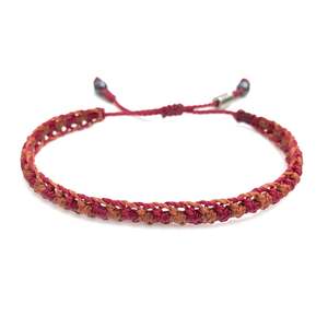 Bracelet tendance en corde nouée - Product Image 1
