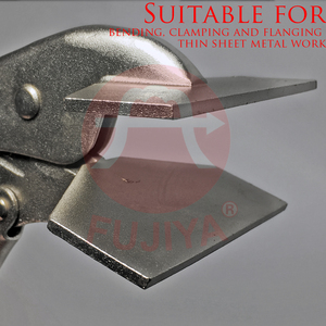 คีมหนีบโลหะแบบปากกว้าง ฟันเลื่อย สำหรับงานเชื่อม  ด้ามจับทำจากเหล็ก Cr-Mo ชุบนิกเกิล ขนาด 9-1/2 นิ้ว - Product Image 2