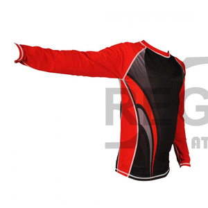 Protector de sarpullido mma de compresión, manga larga, estampado por sublimación, diseño OEM - Product Image 1