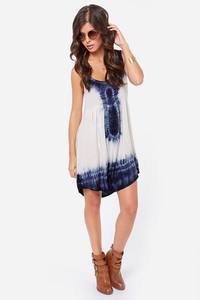 Vestido largo bohemio con cuello redondo, cintura Imperial - Product Image 2