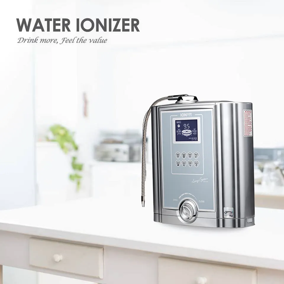 알칼리성 물 Ionizer 듀얼 필터 한국 CE 인증 7 플레이트